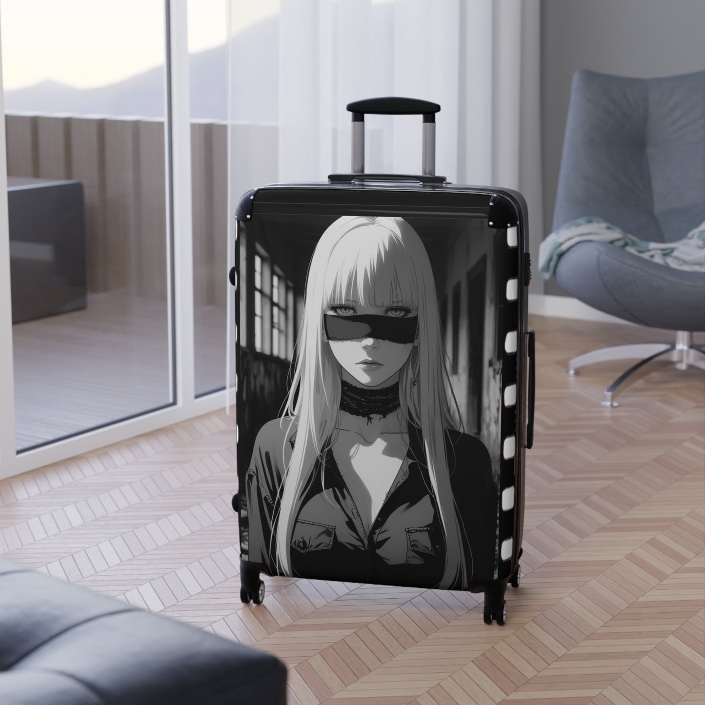 Anime-Inspired Luggage - Stylish Suitcase with Bold Design