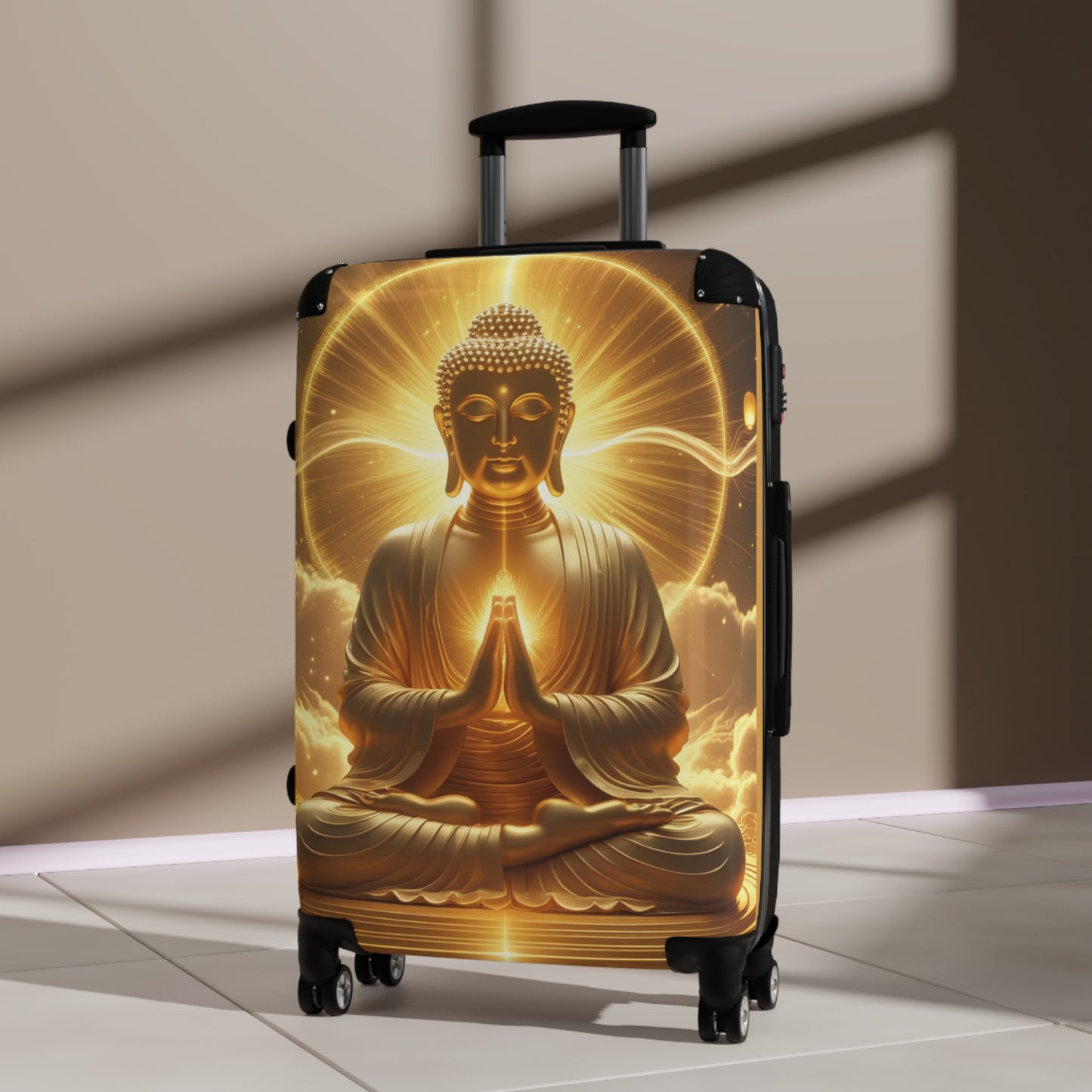 Zen Buddha Suitcase - Travel Style with Zen Vibes for Mindful Journeys