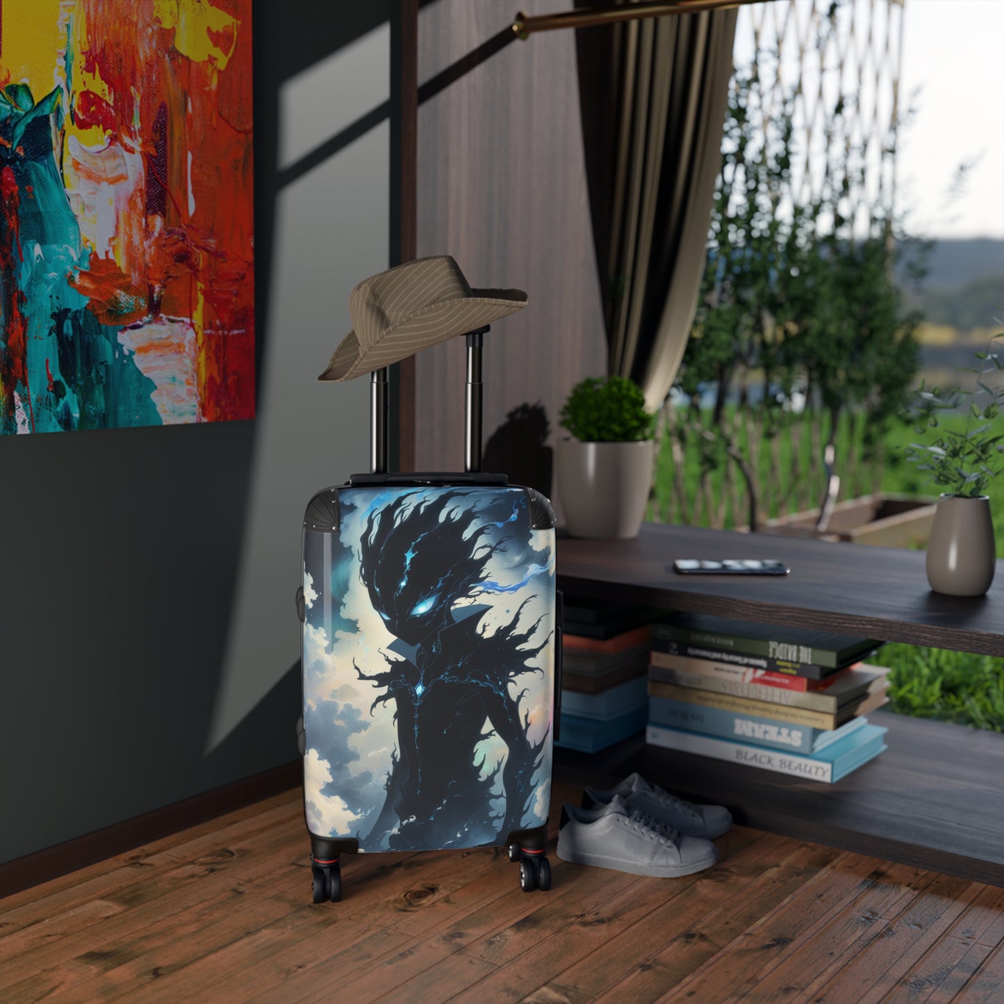 Mystical Shadow Suitcase – Fantasy Travel Luggage for Adventurers