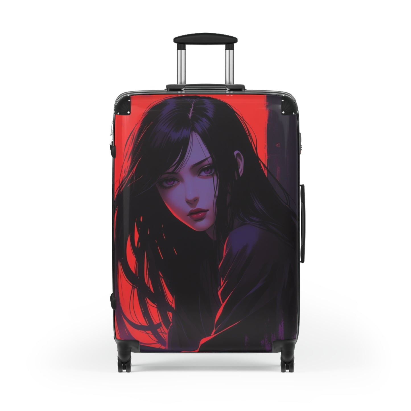 Stylish Anime Suitcase with Bold Artwork