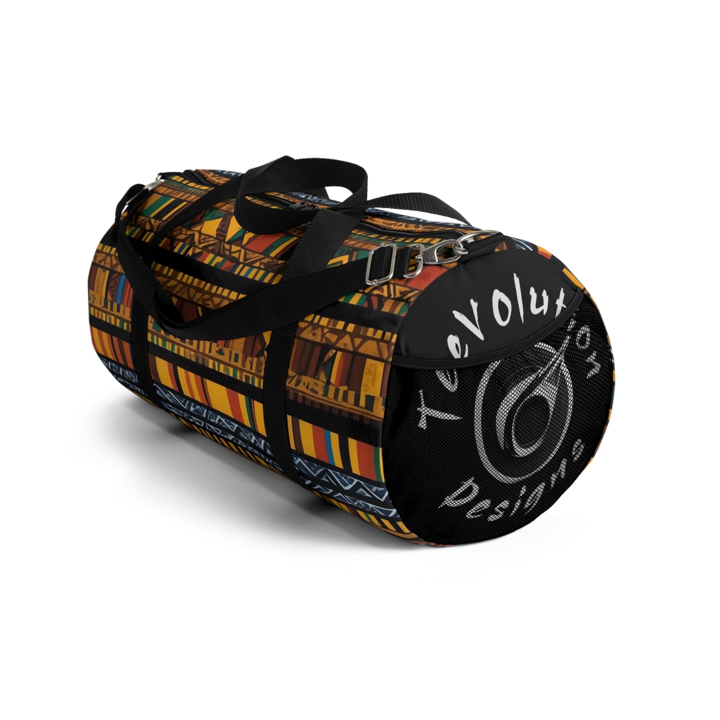 Vibrant African Inspired Pattern Duffel Bag - Stylish Sports & Travel Carryall