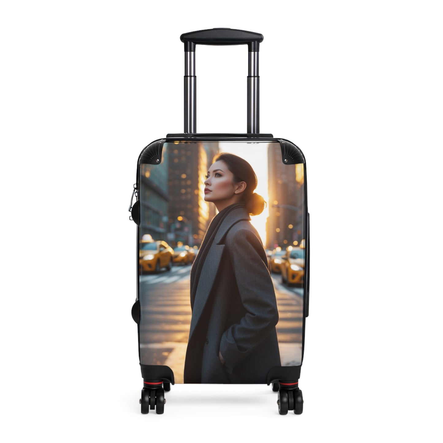 Stylish Cityscape Suitcase for Travel Enthusiasts