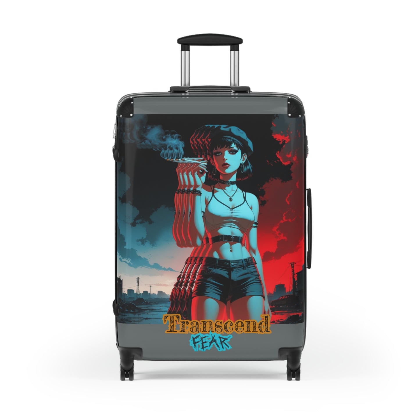 Transcend Fear Travel Suitcase – Stylish Luggage for Adventurers