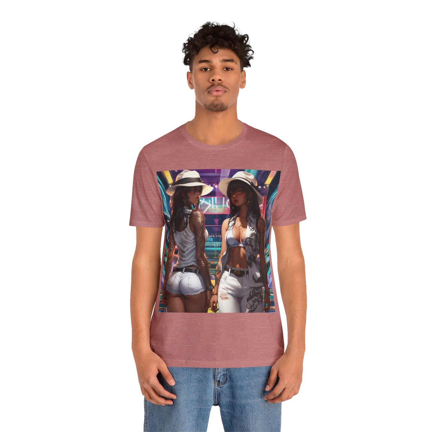 Girls Night Out | HD Graphic | Anime Style | Party | 2 Girls 1 Shirt | Unisex | Men's | Women's | Tee | T-Shirt