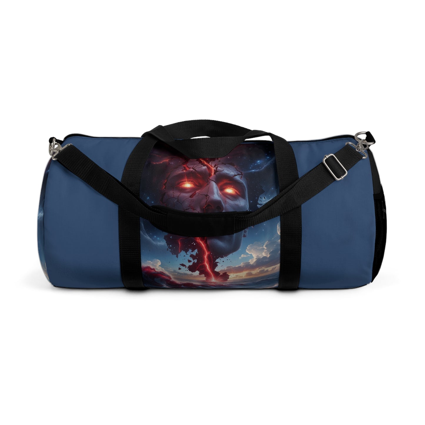 Bold Artwork Duffel Bag - Gym & Travel Tote with Sci-Fi Design