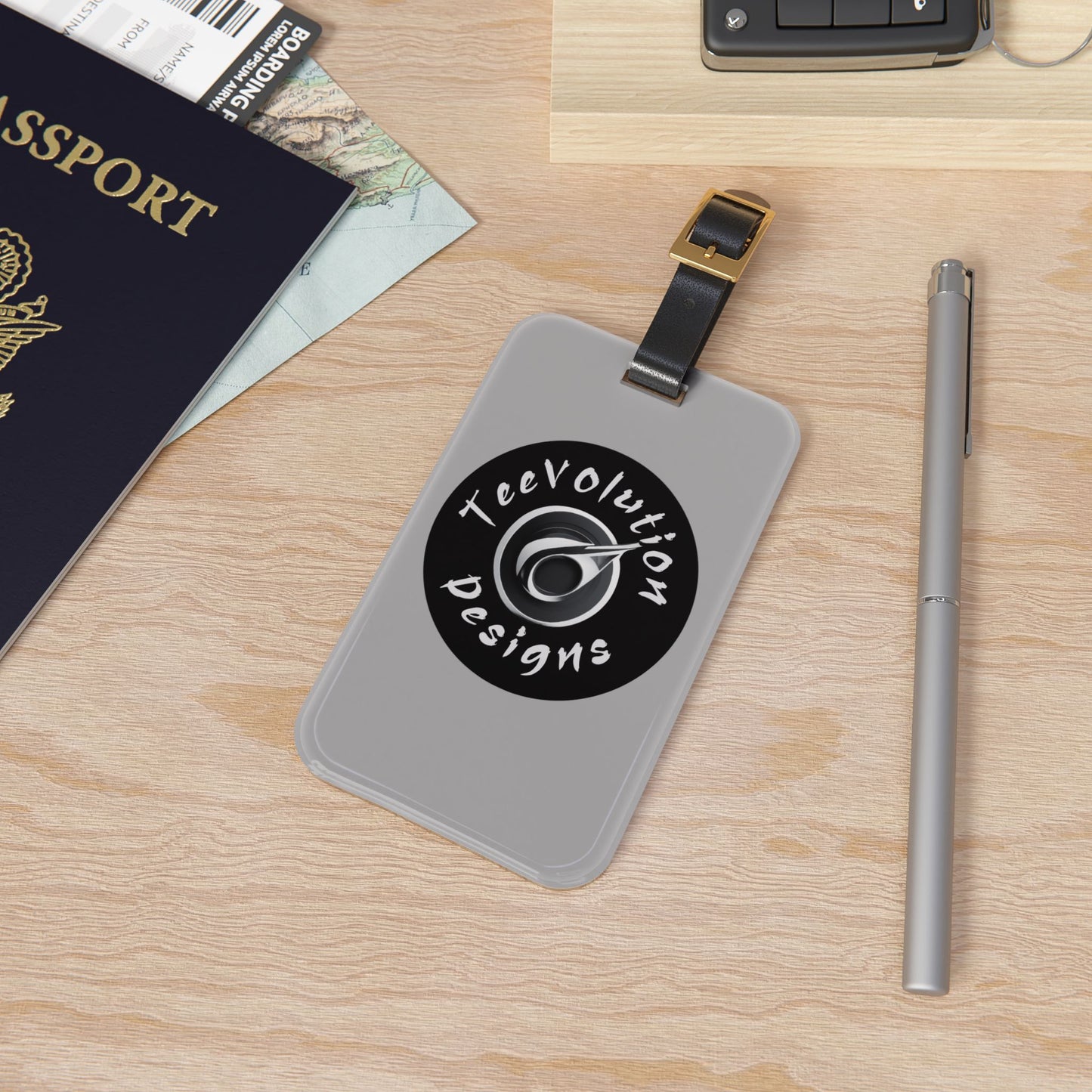 Personalized Travel Luggage Tag - TeeVolution Designs - Stylish Baggage Identifier