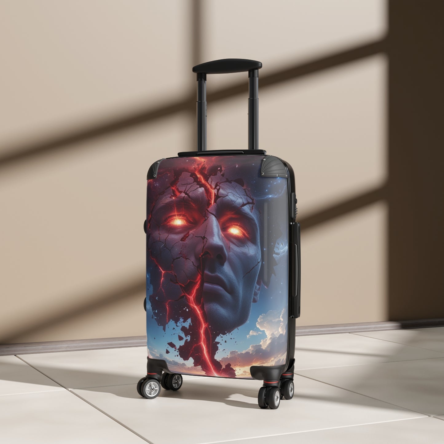 Bold Artwork Carry-On Suitcase with Artistic Design