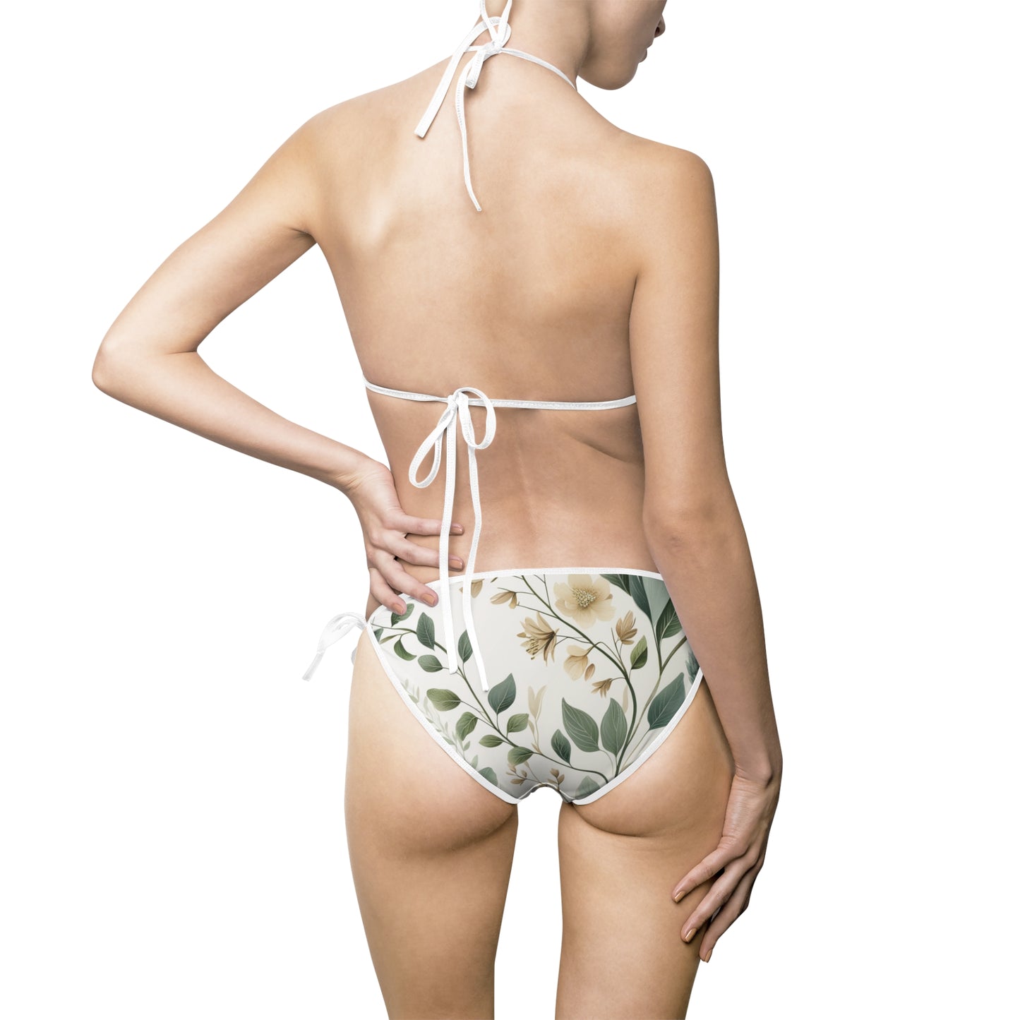 Women's Botanical Print Bikini Swimsuit