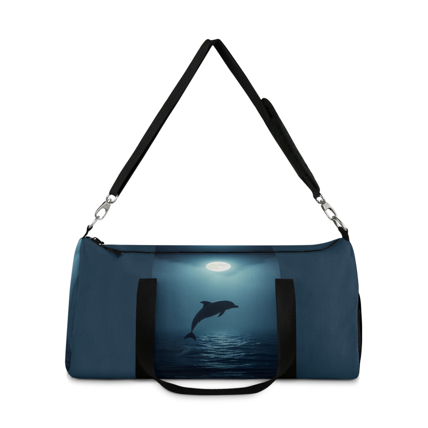 Ocean-Inspired Dolphin Duffel Bag - Travel Essential for Beach Lovers