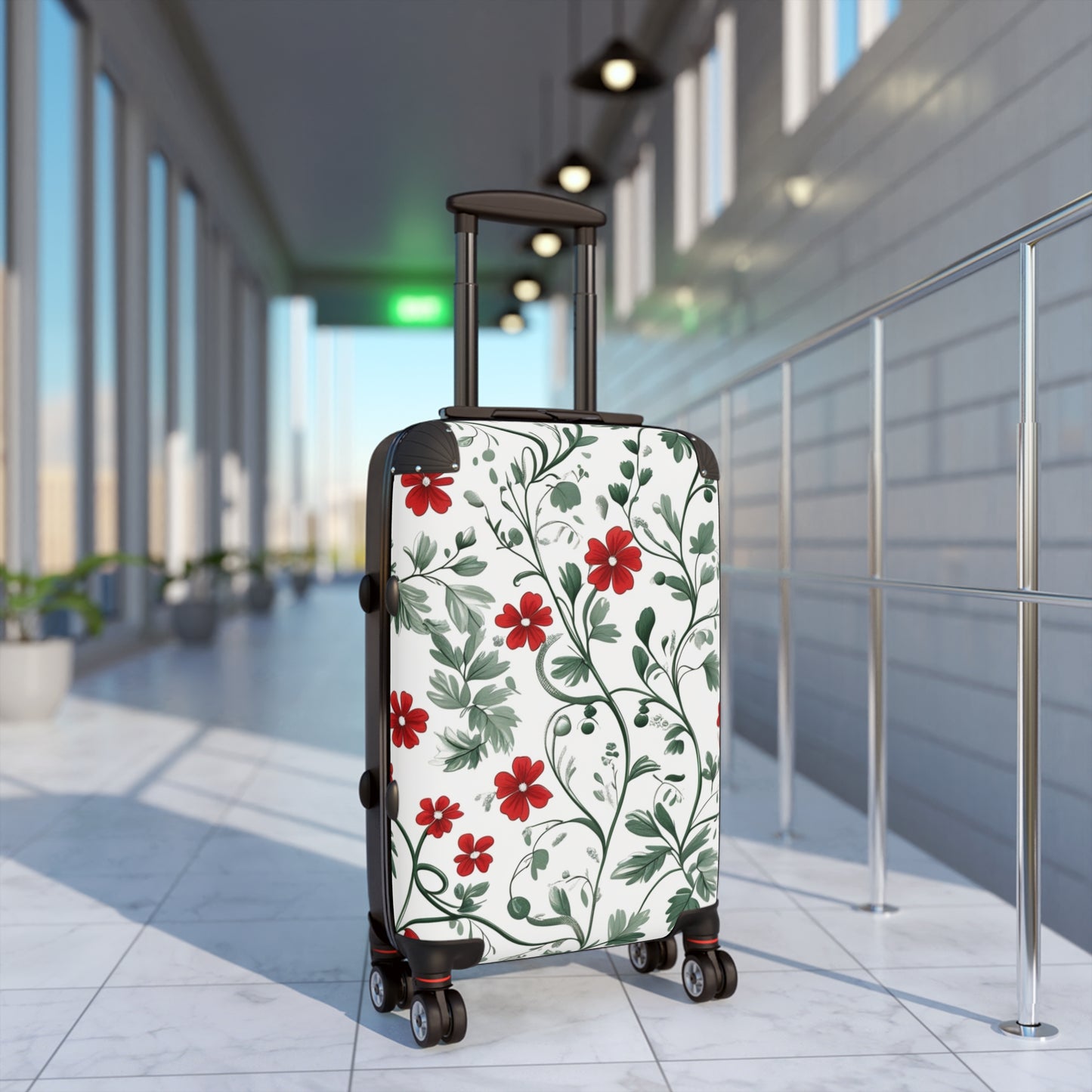 Floral Pattern Suitcase for Stylish Travelers
