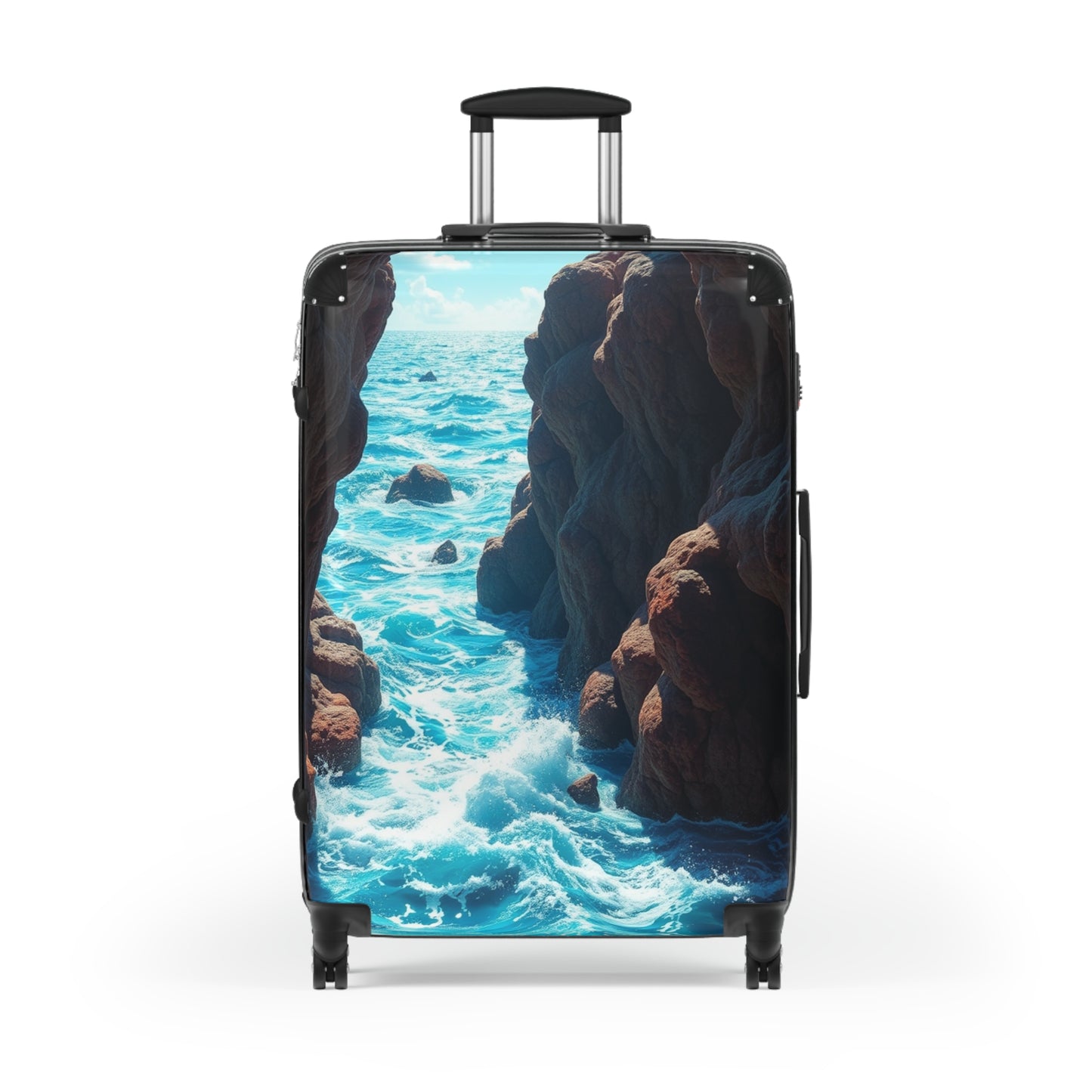 Ocean Waves Travel Suitcase - Perfect for Wanderlust Adventures
