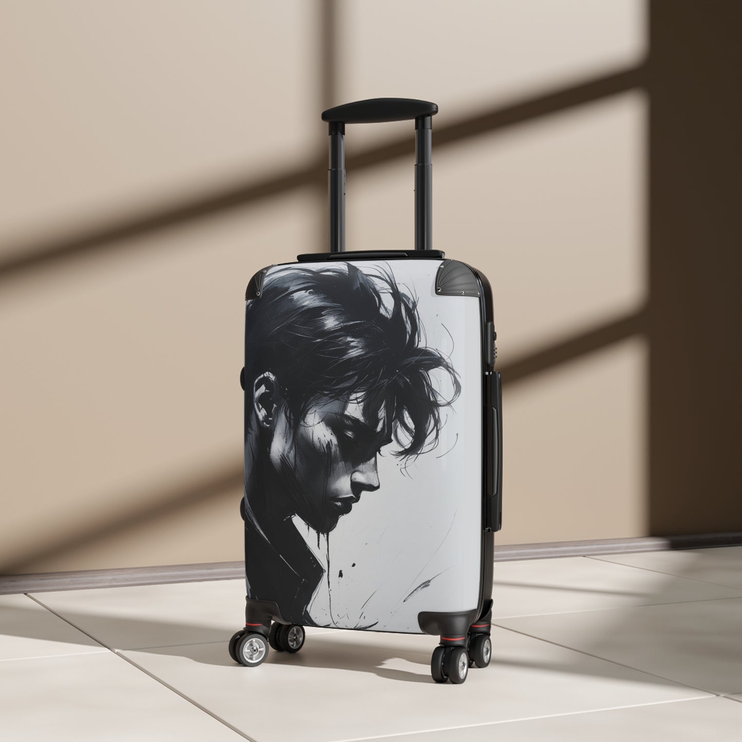 Anime Lover's Suitcase - Bold Graphic Design for Adventurers