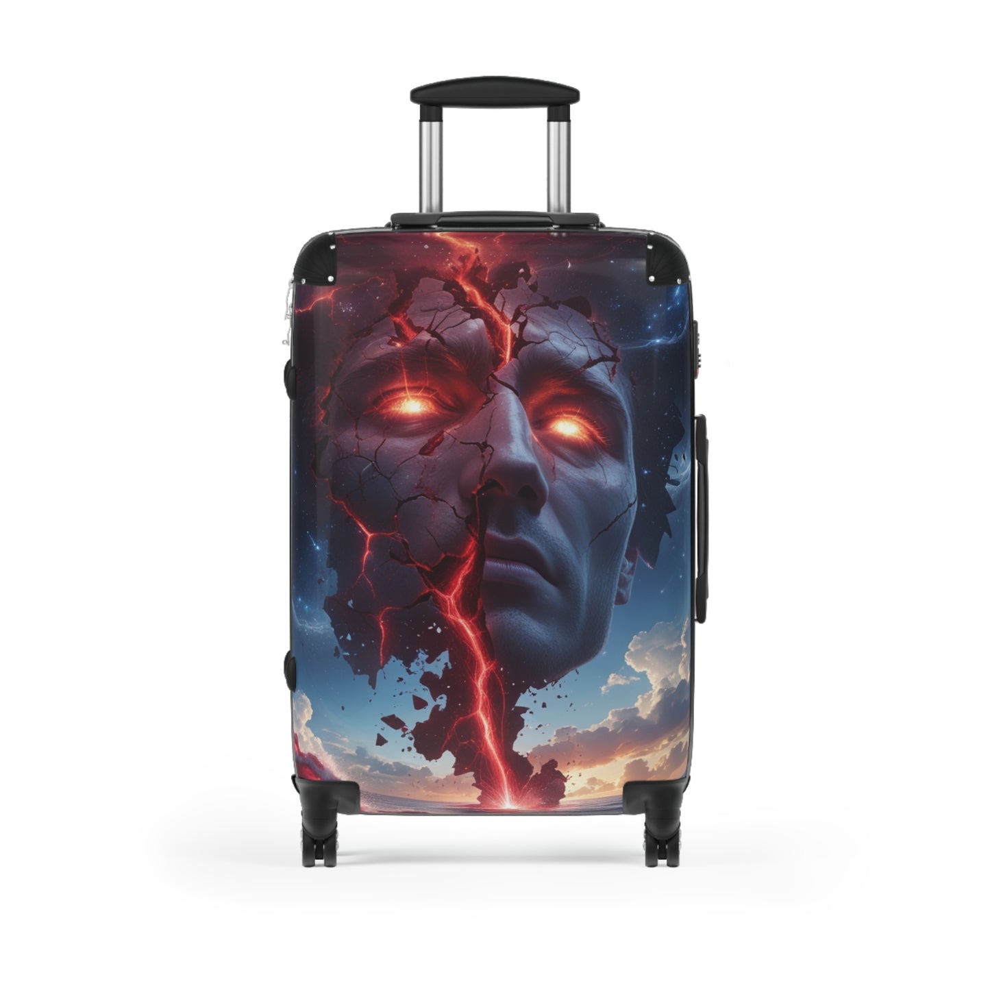 Bold Artwork Carry-On Suitcase with Artistic Design