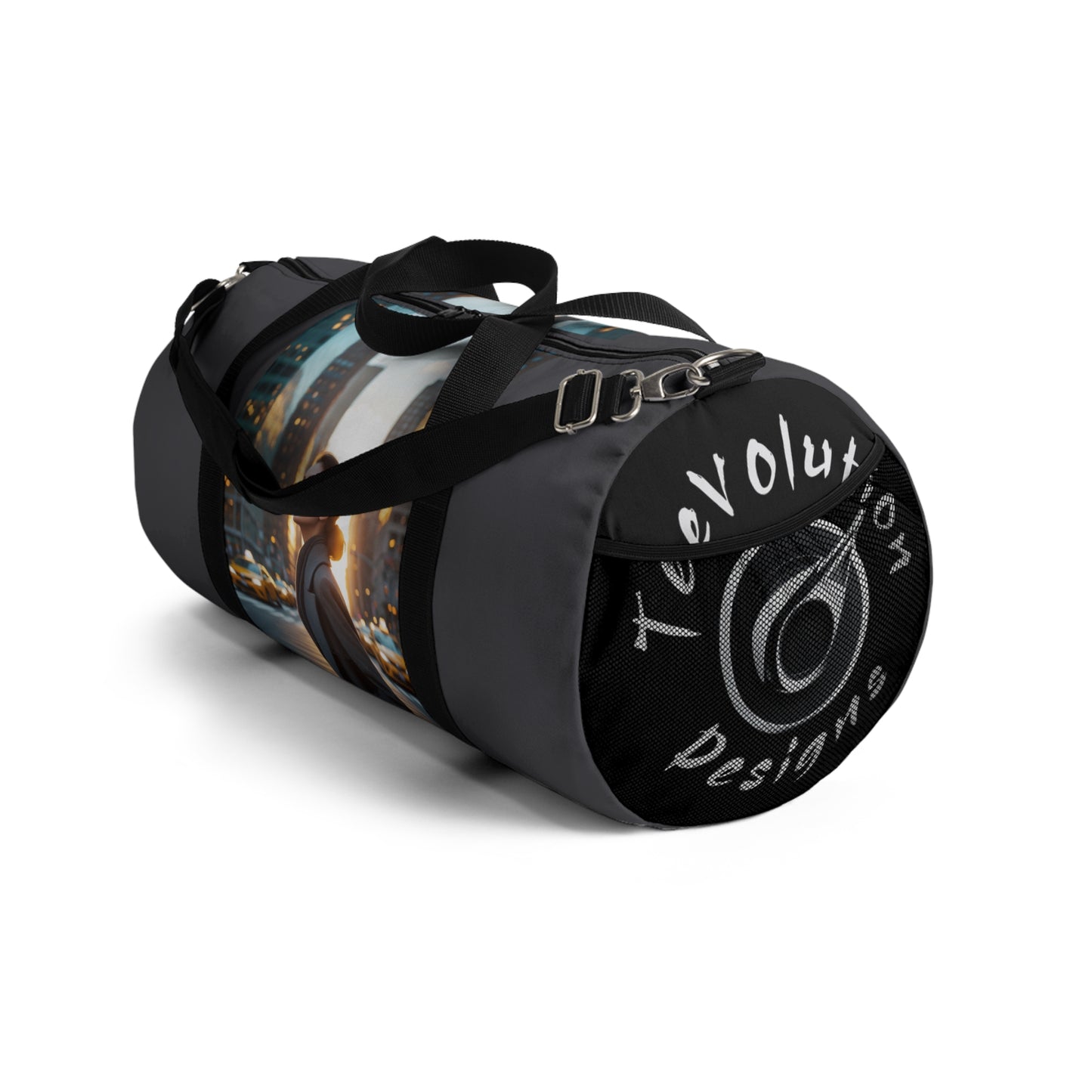 Stylish Cityscape Duffel Bag - Stylish Travel Bag for Urban Adventures