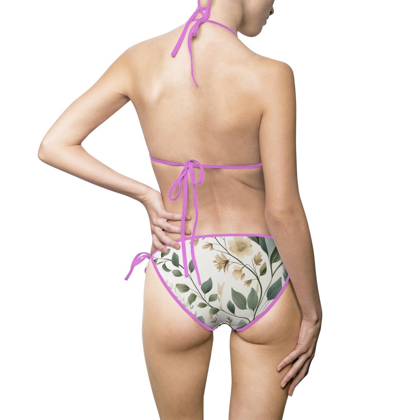 Women's Botanical Print Bikini Swimsuit