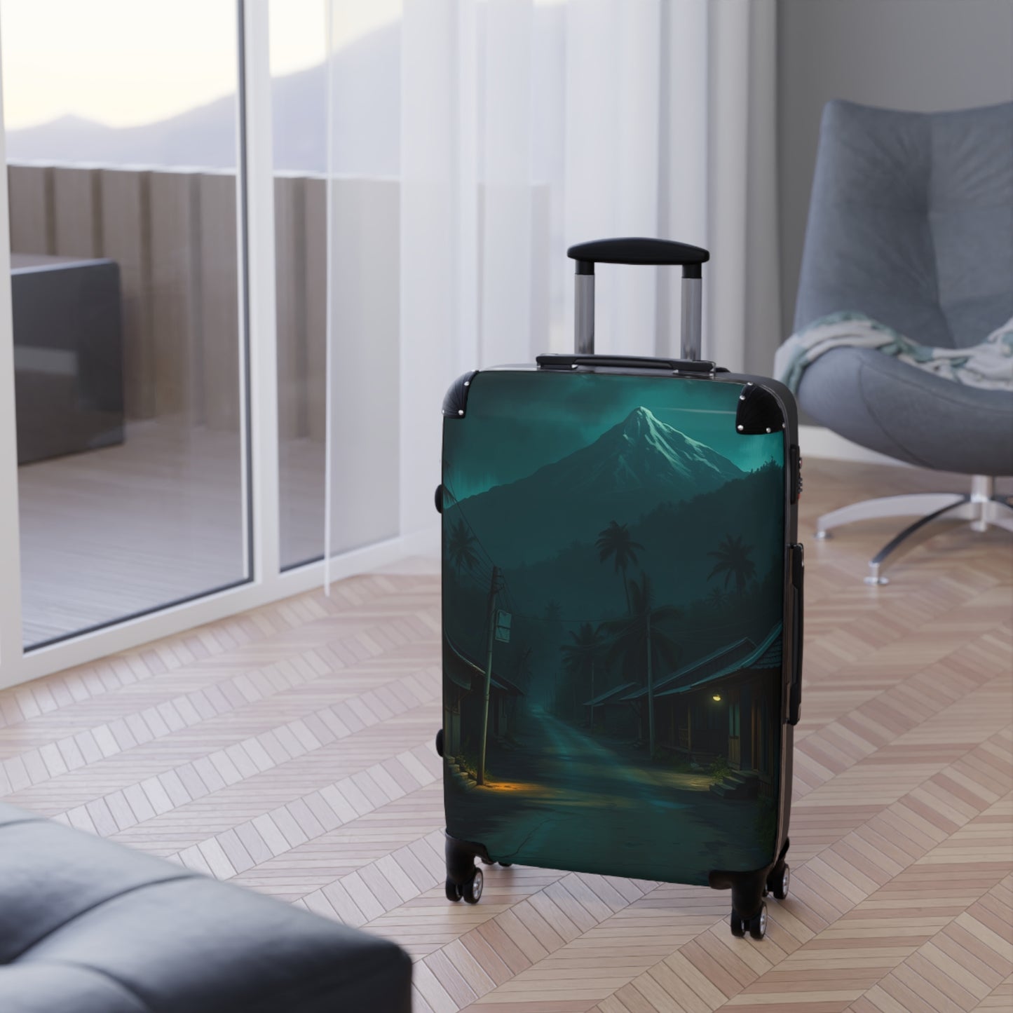Mountain Landscape Carry-On Suitcase - Travel in Style