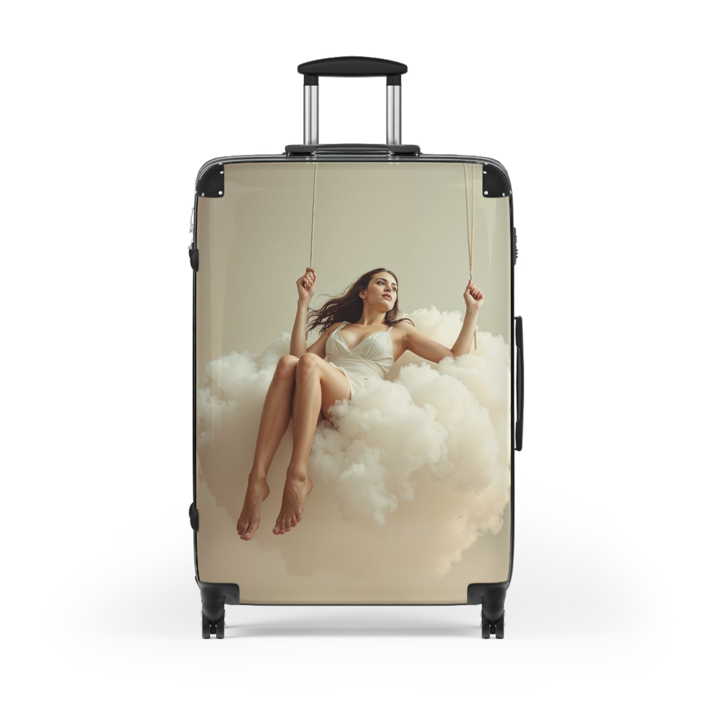 Dreamy Cloud Swing Suitcase - Travel in Style with Whimsical Design