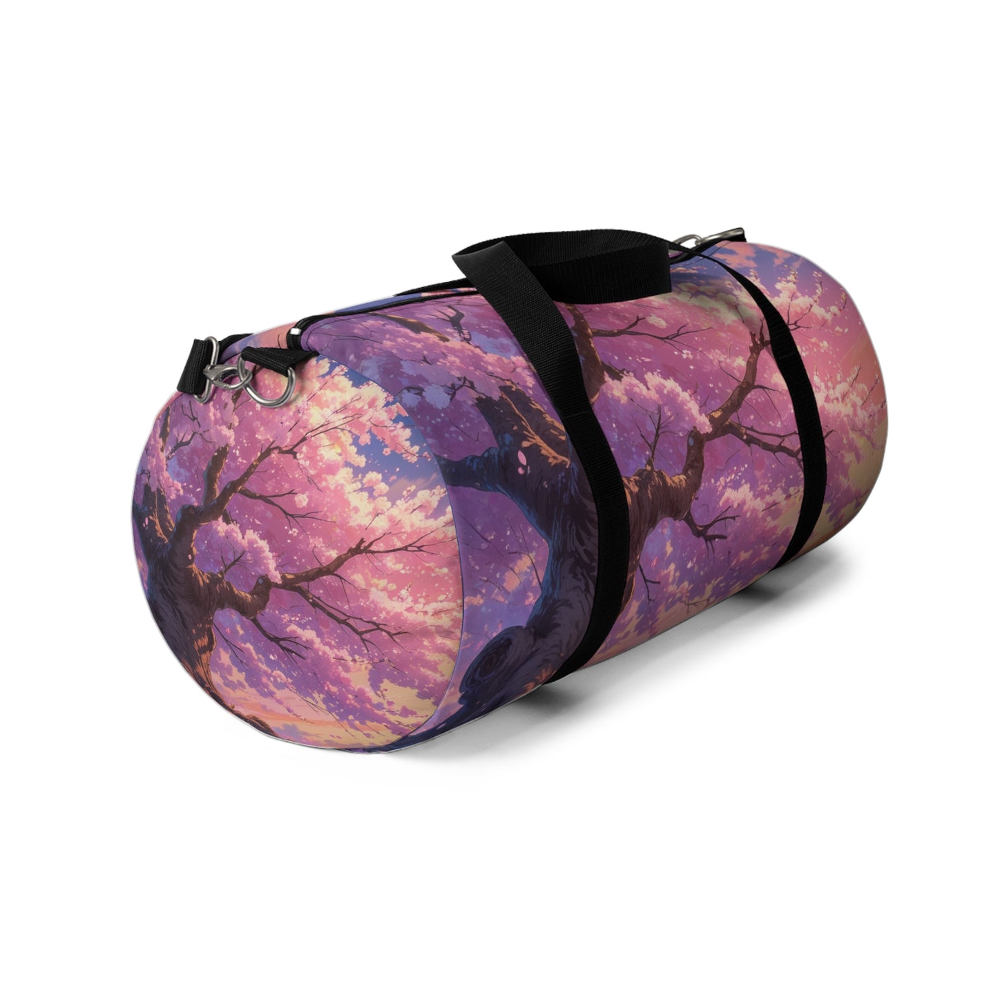 Cherry Blossom Print Duffel Bag - Stylish Travel Companion for Adventure Lovers