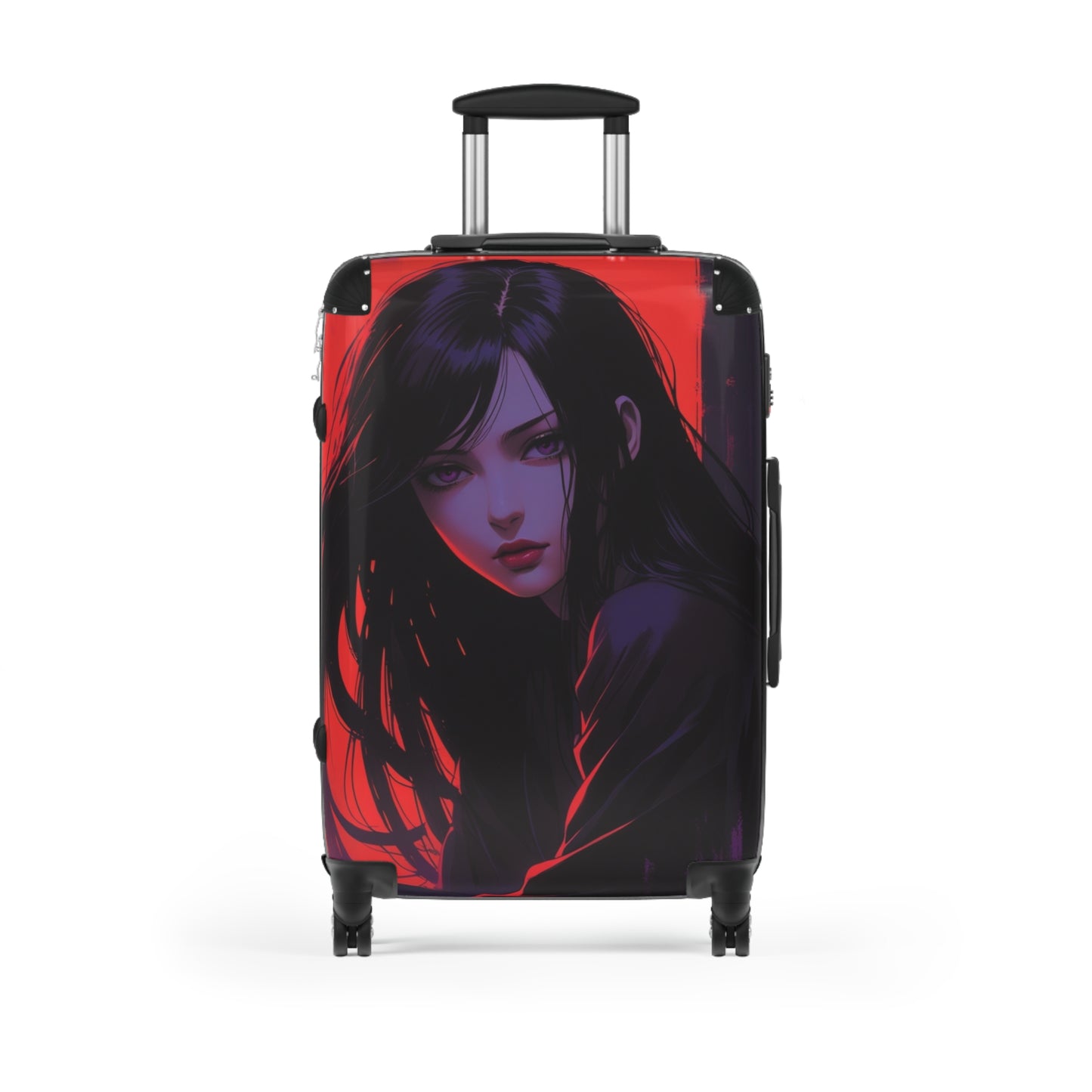 Stylish Anime Suitcase with Bold Artwork