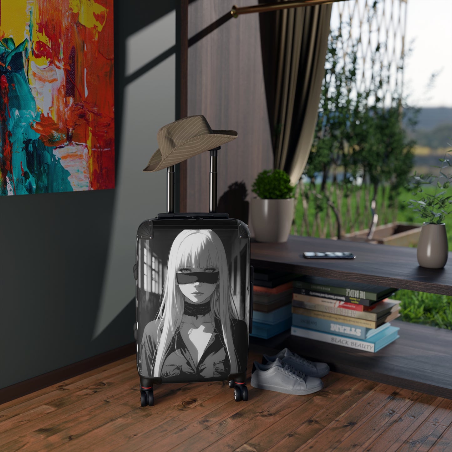 Anime-Inspired Luggage - Stylish Suitcase with Bold Design
