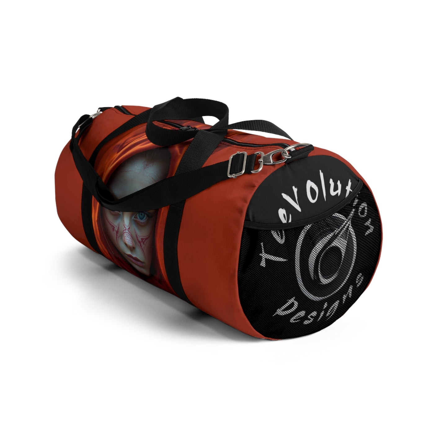 Mystical Face Duffel Bag - Unique Travel Bag with Bold Design