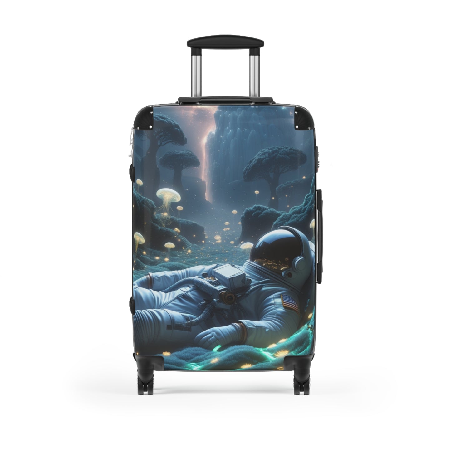 Astronaut In The Ocean Hard Shell Suitcase - Unique Travel Luggage for Space Lovers