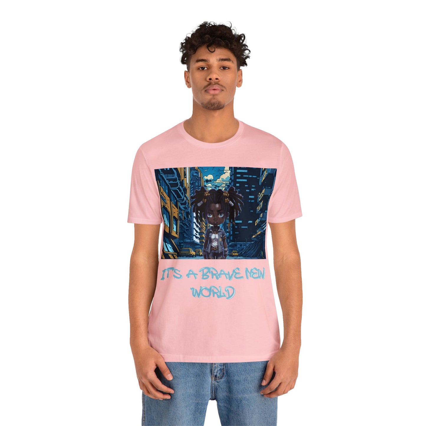 Brave New World | Black Girl Magic | Anime | HD Graphic | Trendy | Artwork | Unisex | Men's | Women's | Tee | T-Shirt