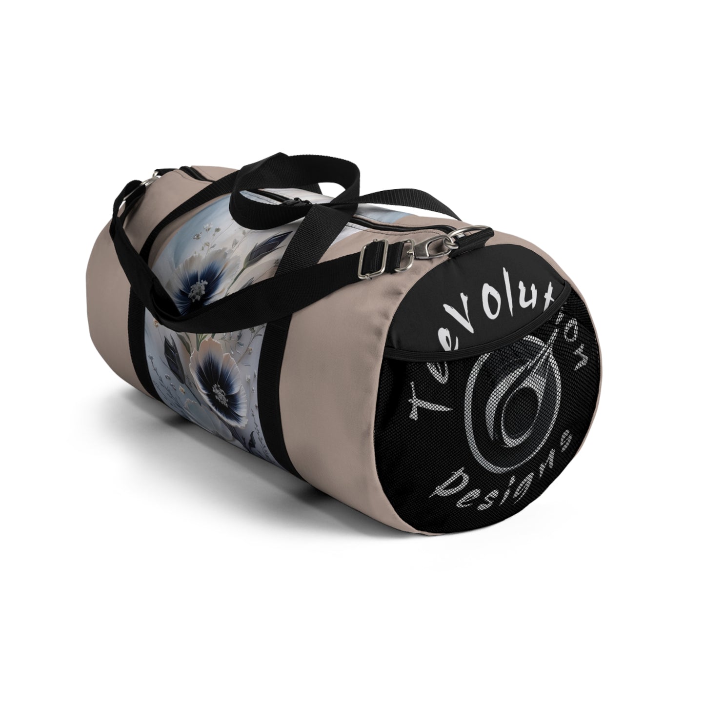 Elegant Floral Duffel Bag - Stylish Travel Companion for Any Adventure