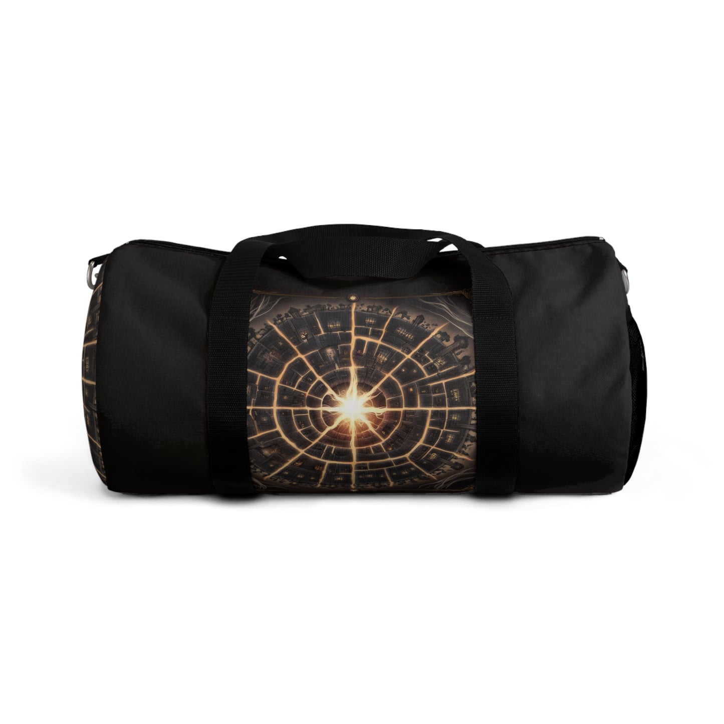 Stunning Cosmic Design Duffel Bag - Stylish Gym & Travel Tote with Starburst Design