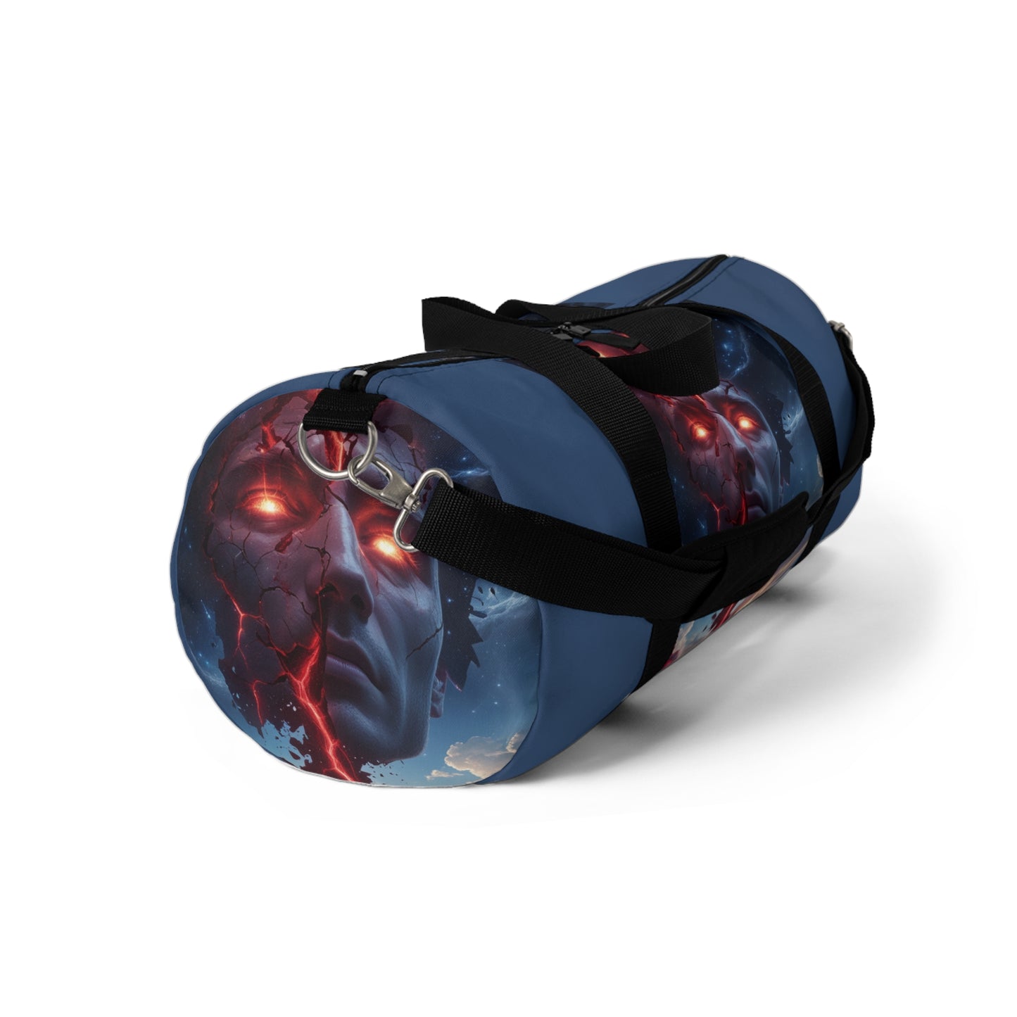Bold Artwork Duffel Bag - Gym & Travel Tote with Sci-Fi Design
