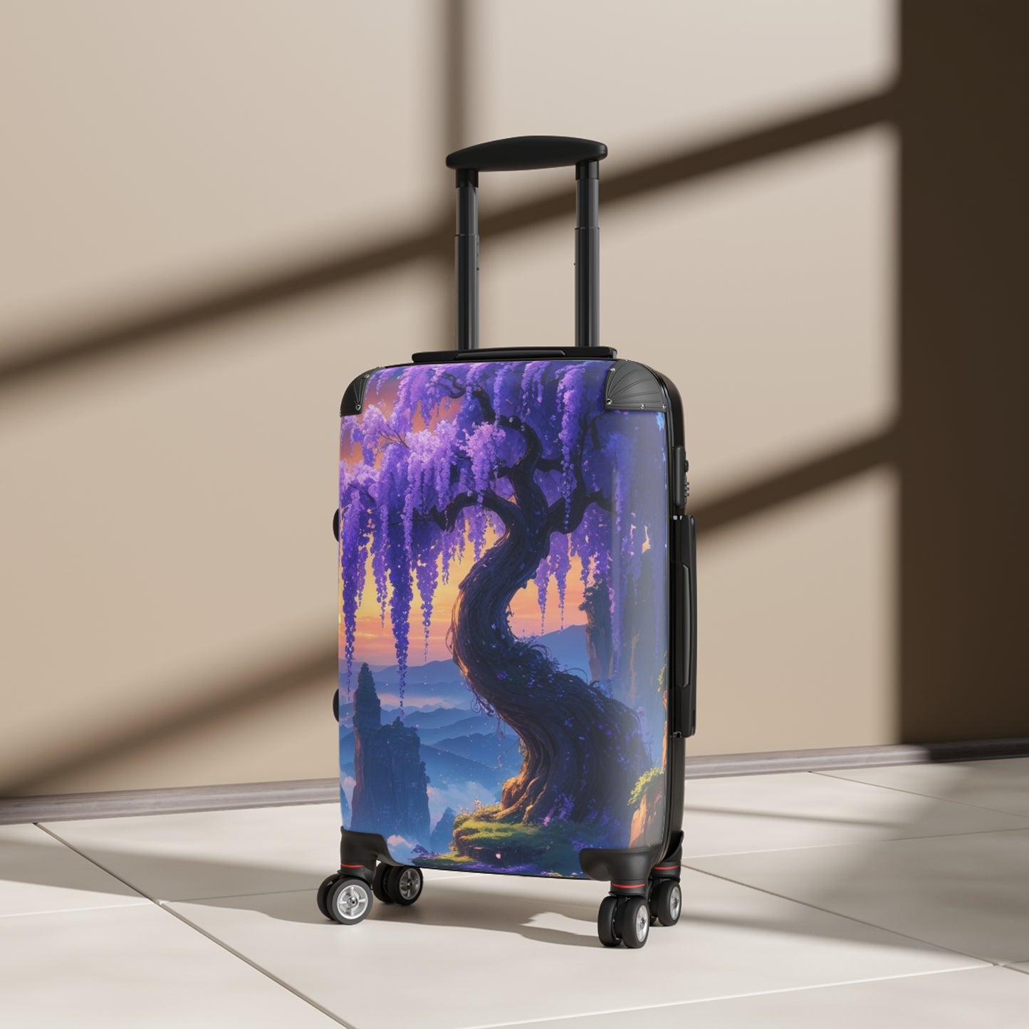 Fantasy Nature Design Suitcase - Traveler's Dream Luggage