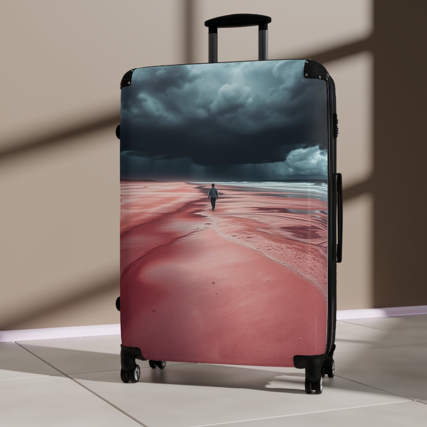 Scenic Travel Suitcase - Stylish Luggage for Adventurers