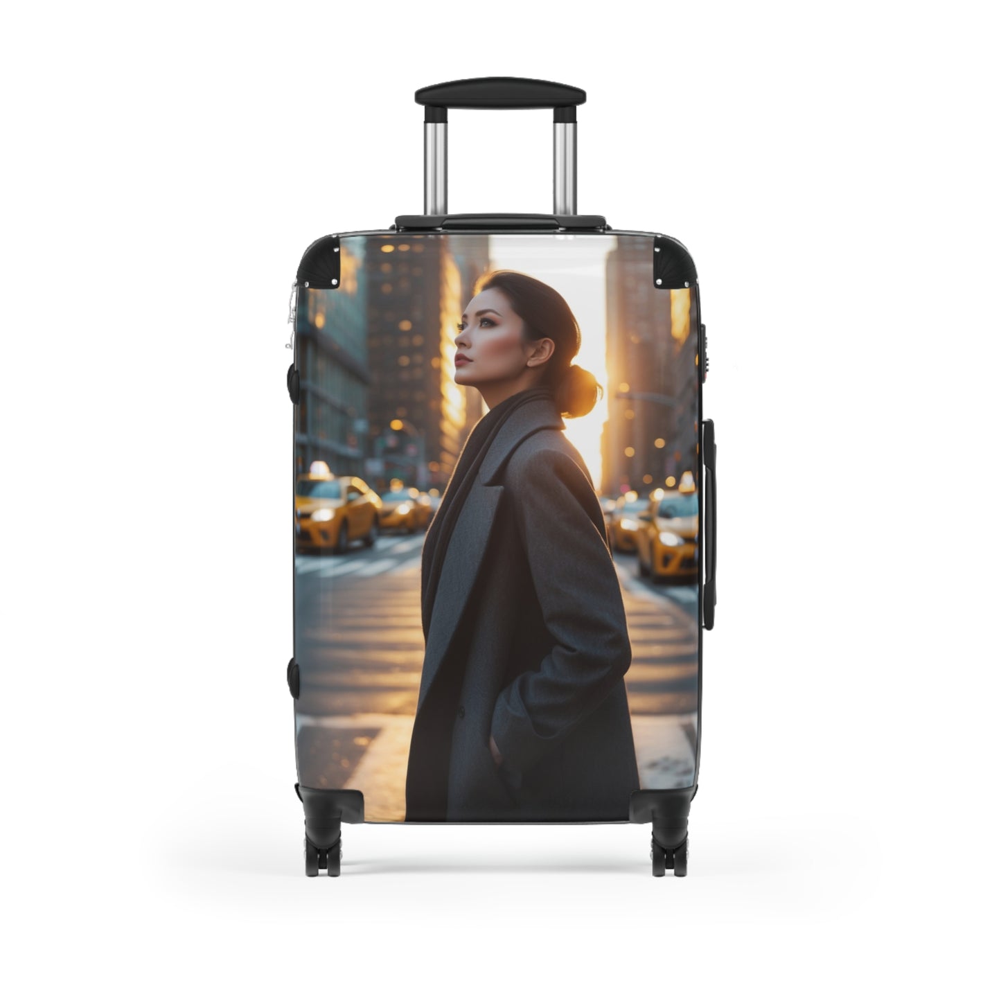 Stylish Cityscape Suitcase for Travel Enthusiasts