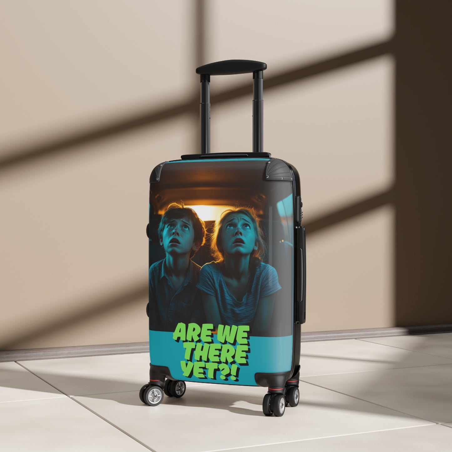 Playful Adventure Suitcase - "Are We There Yet?!" Design