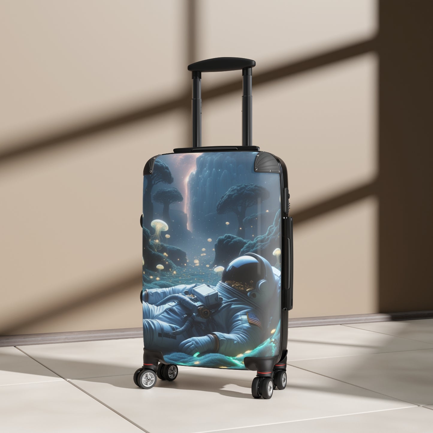 Astronaut In The Ocean Hard Shell Suitcase - Unique Travel Luggage for Space Lovers