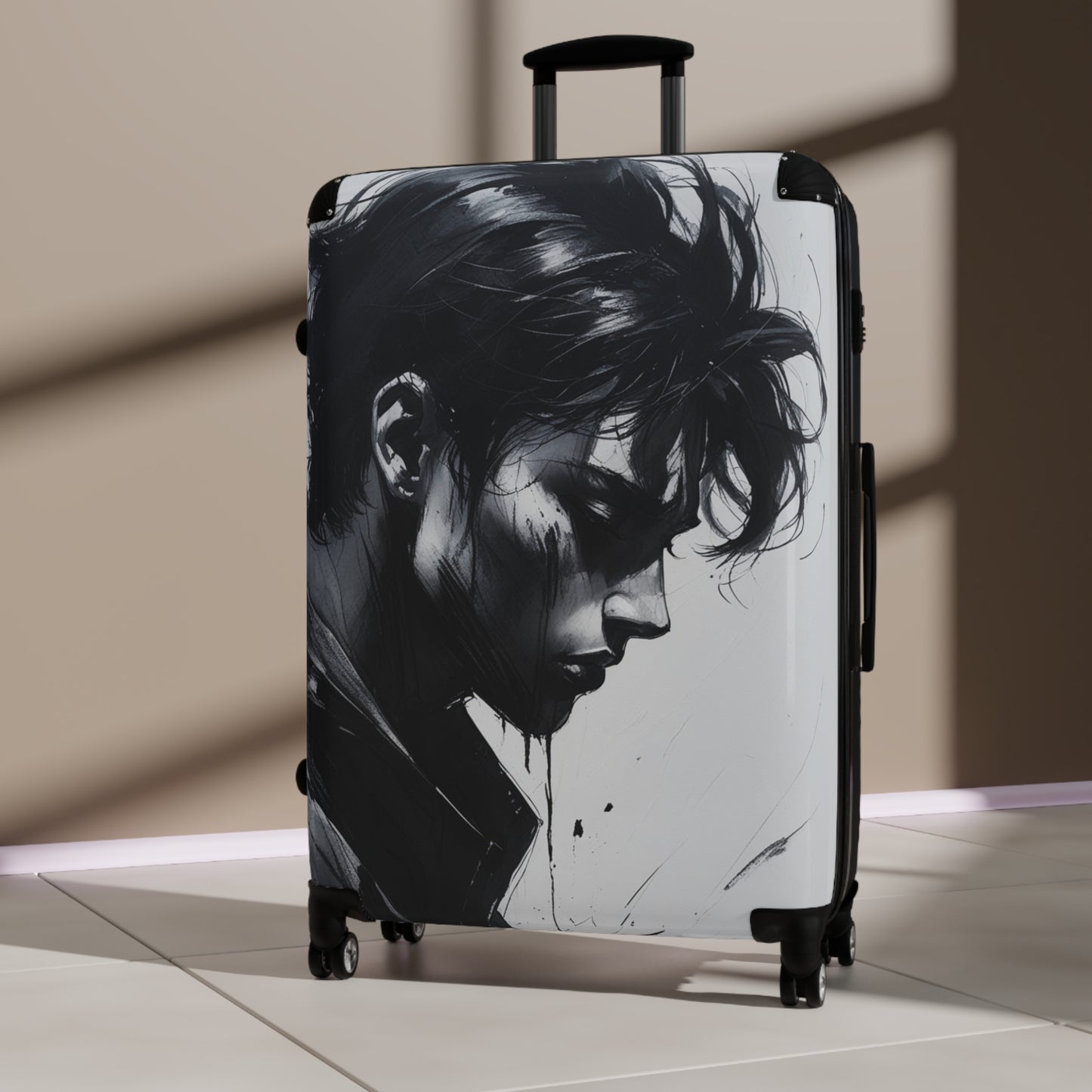 Anime Lover's Suitcase - Bold Graphic Design for Adventurers