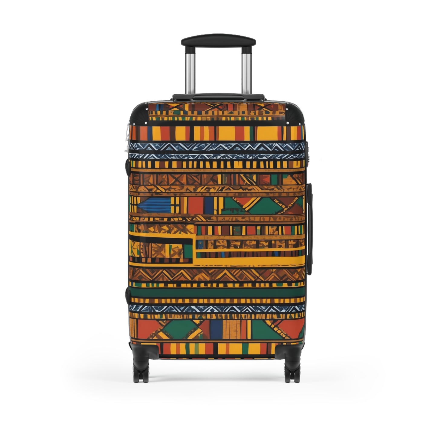 Vibrant African Inspired Pattern Suitcase – Stylish Travel Luggage for Adventurers