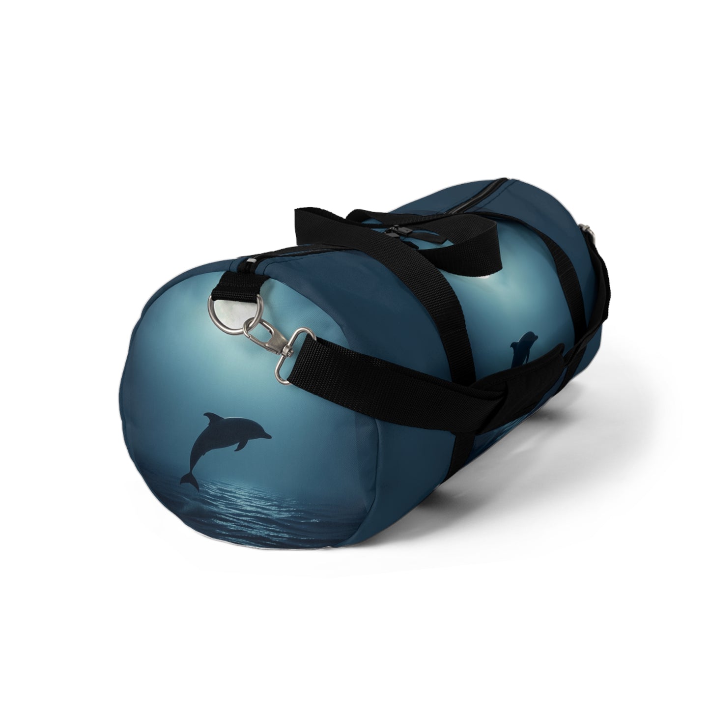 Ocean-Inspired Dolphin Duffel Bag - Travel Essential for Beach Lovers