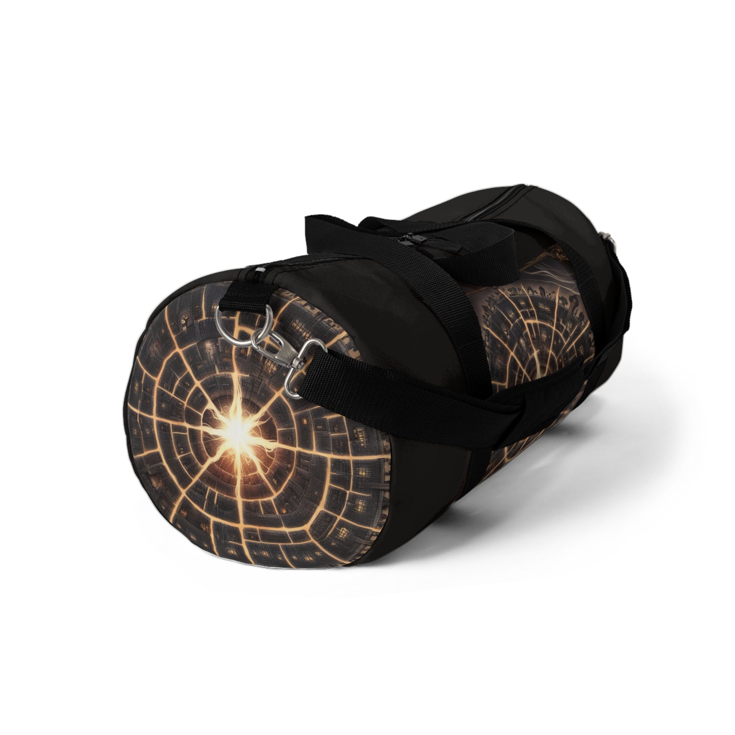Stunning Cosmic Design Duffel Bag - Stylish Gym & Travel Tote with Starburst Design