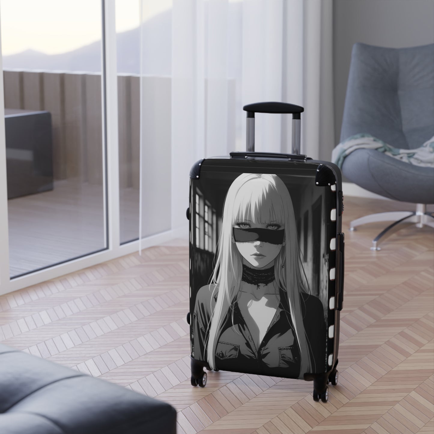 Anime-Inspired Luggage - Stylish Suitcase with Bold Design