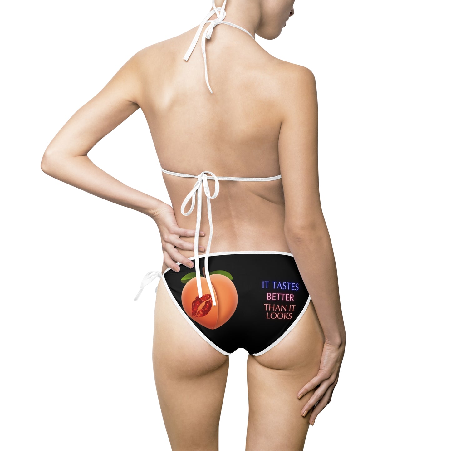 Stylish Women's Bikini Swimsuit - Vibrant Graphic Design for Beach & Pool