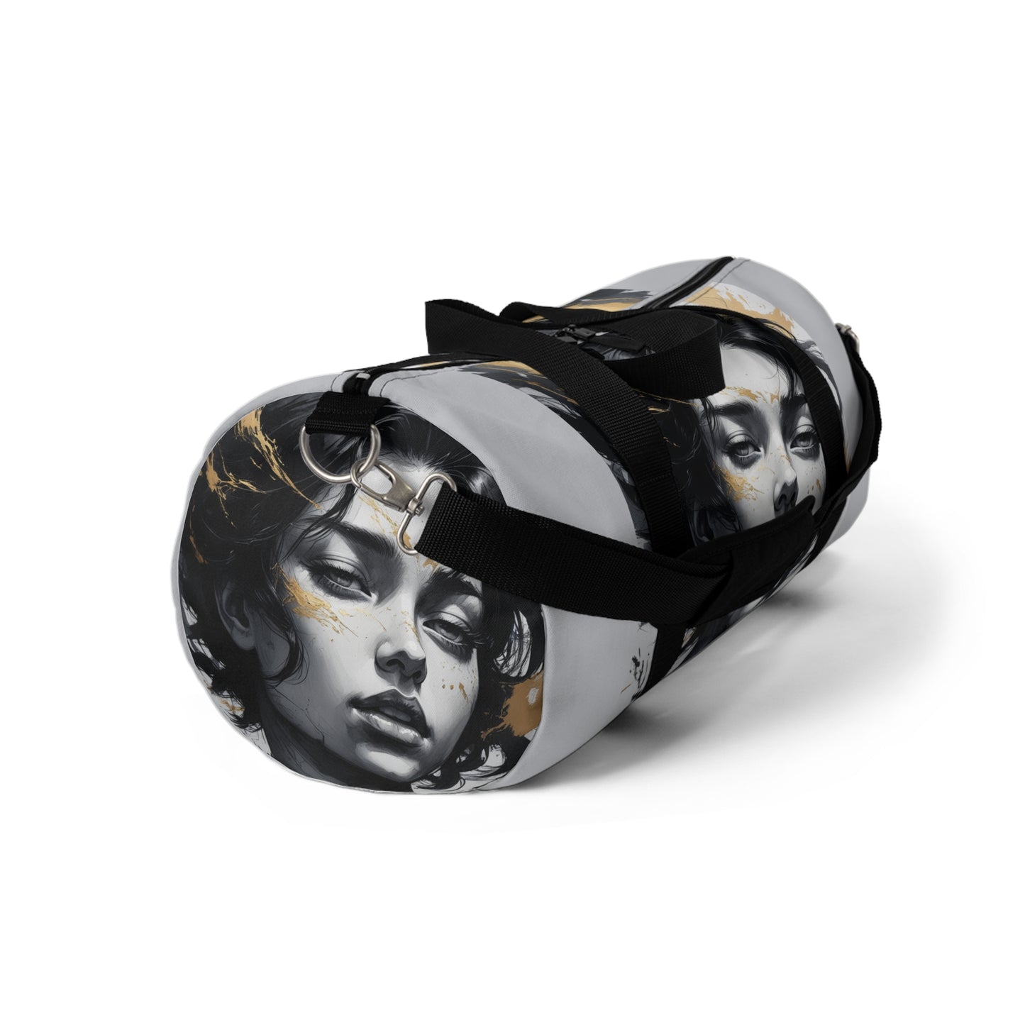 Artistic Duffel Bag - Unique Graphic Design for Travel and Gym