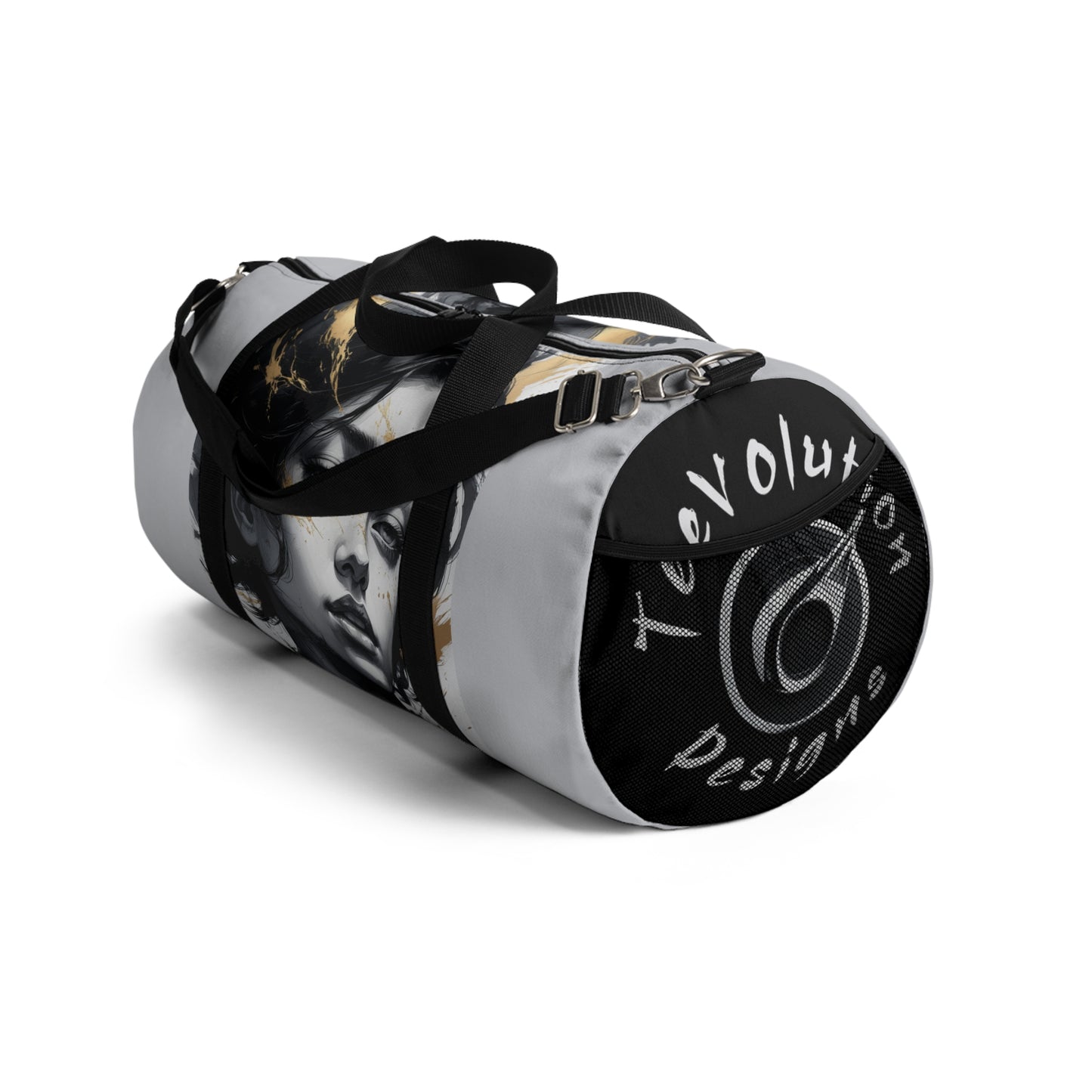 Artistic Duffel Bag - Unique Graphic Design for Travel and Gym