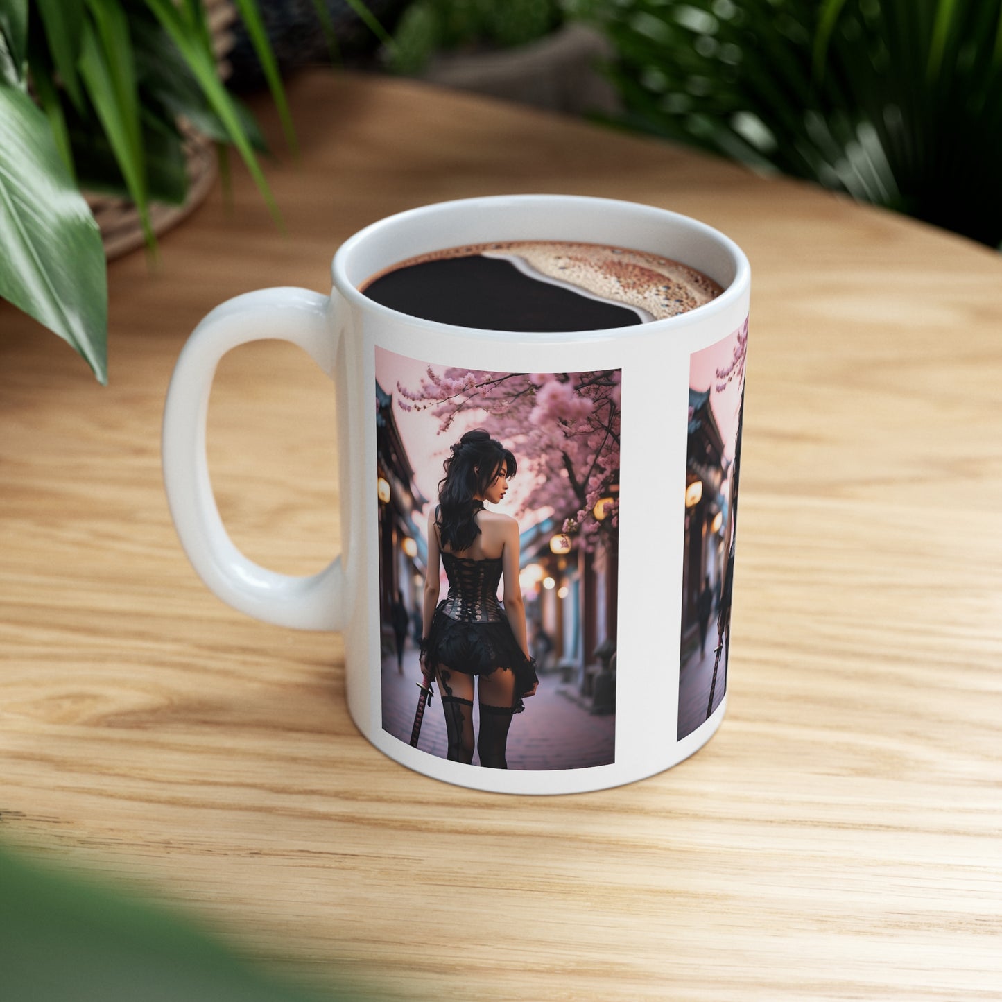 Onna-Bugeisha | Photorealistic | HD Graphic | Female Samurai | Girl Power | Coffee | Tea | Hot Chocolate | 11oz | White Mug
