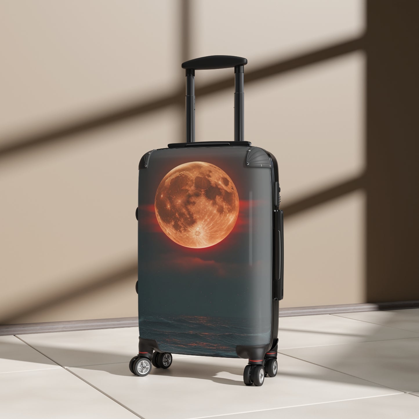 Moonlit Ocean Suitcase - Stylish Travel Luggage for Adventure Seekers