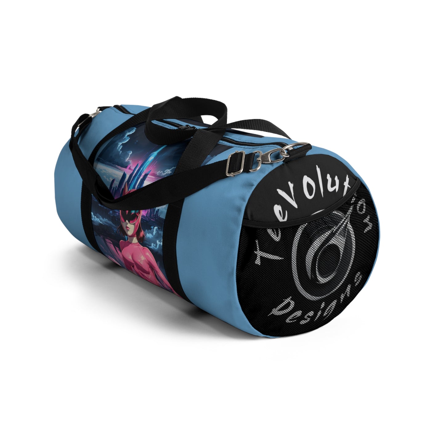 Vibrant Anime-Inspired Duffel Bag for Travel & Gym
