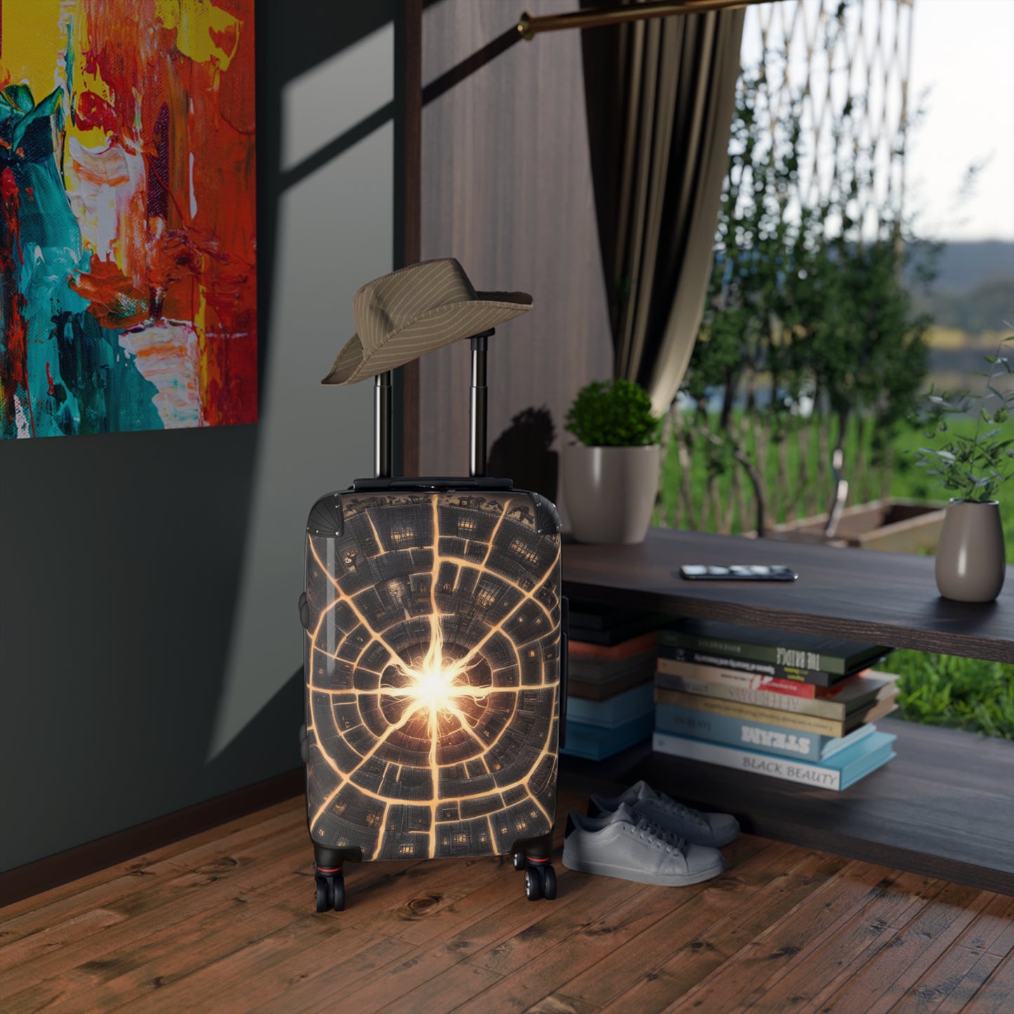 Stunning Cosmic Design Suitcase - Travel with Style