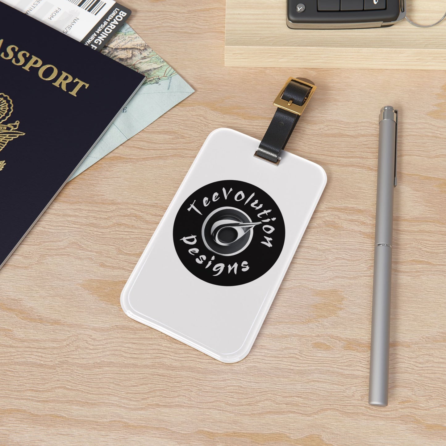 Personalized Travel Luggage Tag - TeeVolution Designs - Stylish Baggage Identifier