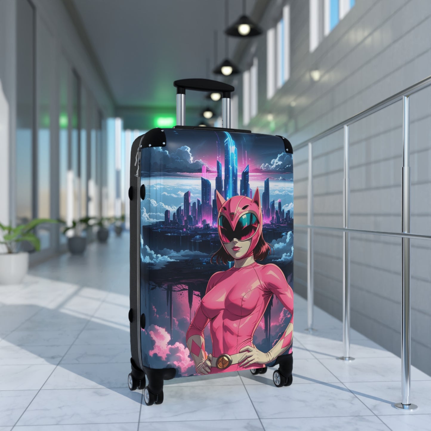 Vibrant Anime-Inspired Suitcase - Perfect for Vacations & Getaways