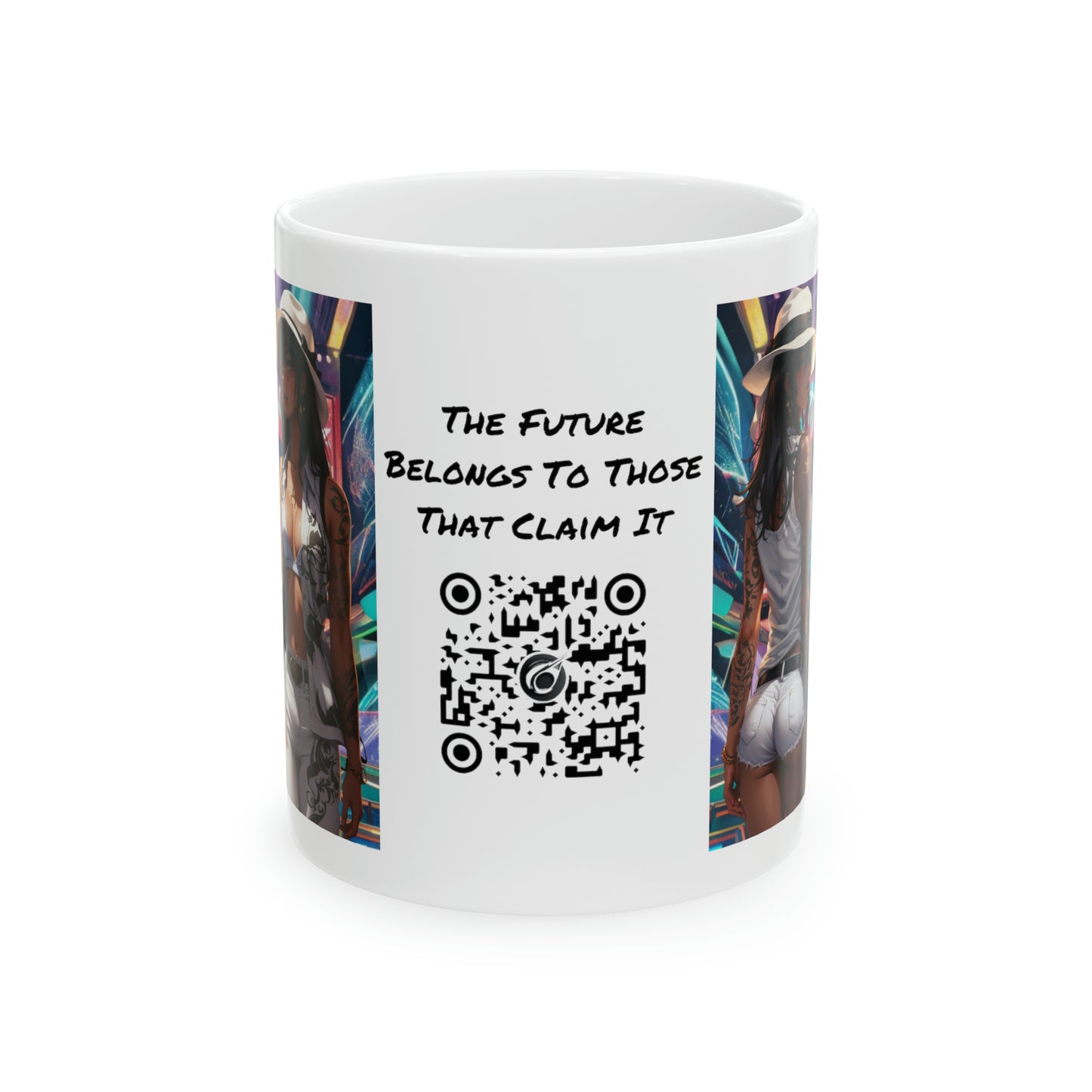 Girls Night Out | HD Graphic | Anime Style | Party | 2 Girls 1 Shirt | Coffee | Tea | Hot Chocolate | 11oz | White Mug